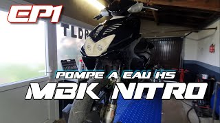 MBK NITRO Pompe à eau et joint de culasse EP1 [upl. by Gabey]