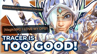 I played Tracer for a day to prove shes THE BEST DPS [upl. by Eiruam]