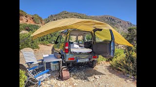 Camping And Insta360 Testing  Suzuki Jimny Camper [upl. by Cissej]