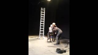 Nina Conti 140215 in your face Tricycle Theatre [upl. by Needan]