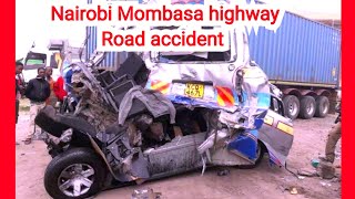 Nairobi Mombasa highway accident today [upl. by Tahpos]