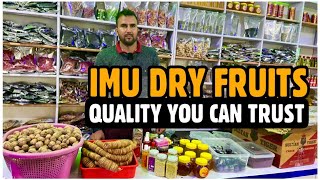 Imu Dry Fruits Kashmir  Top Quality Akhrot Badam Kesar Shilajit [upl. by Enneyehc]