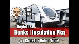 2018 Jayco 29BH White Hawk Ultralite Half Ton Towable Bunkhouse Outside Kitchen Travel Trailer [upl. by Ynalem]