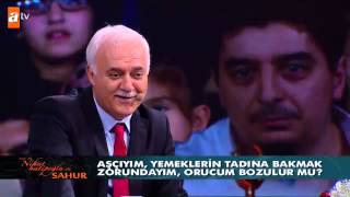 Aşçıyım yemeklerin tadına bakmak zorundayım Orucum bozulur mu  atv [upl. by Eibor145]