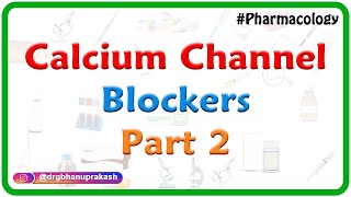 Calcium Channel Blockers Part 2  CVS pharmacology  Dr Rajesh Gubba [upl. by Omora]