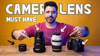 5 Camera Lenses every Photographer must have [upl. by Milty]