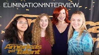 Elimination Interview Voices Of Hope Childrens Choir Thank Their Fans  Americas Got Talent 2018 [upl. by Nebuer316]