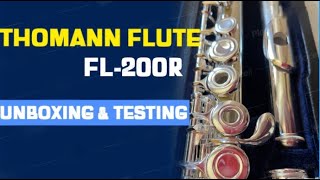 THOMANN FLUTE  Unboxing amp Testing  FL200R CHEAPEST Flute [upl. by Asirret]