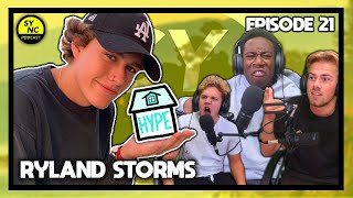 RYLAND STORMS FROM HYPE HOUSE DISCUSSES LIFE BEFORE TIKTOK FAME INSANE  TheSync Podcast Ep 21 [upl. by Konstanze406]