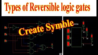 Reversible Logic Design  Create Symbol in Reversible Computing  VLSI Design [upl. by Ahseym]