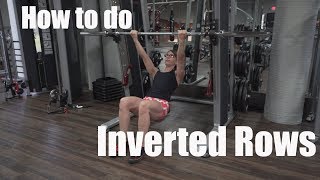 How to do Inverted Rows [upl. by Yeblehs]