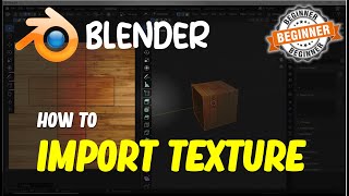 Blender How To Import Texture [upl. by Slotnick]