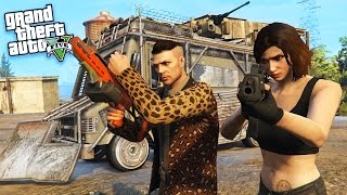 GTA 5 Online  ARMORED BOXVILLE SPECIAL VEHICLE MISSION ImportExport DLC [upl. by Ecinnahs811]