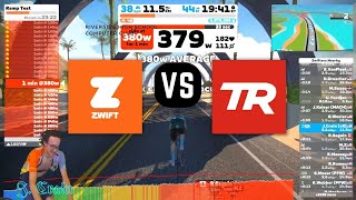 TrainerRoad AI FTP Vs Zwift Ramp Test [upl. by Anerok424]