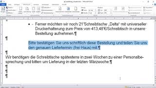 Geschäftsbrief DIN 5008  Die Bestellung [upl. by Schram24]