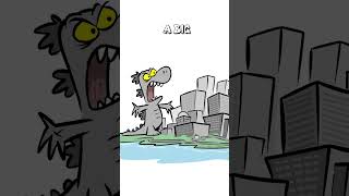 Lil G Zilla animation godzilla [upl. by Ahsilrac551]