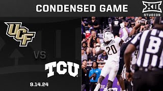 UCF vs TCU Condensed Game  2024 Big 12 Football [upl. by Eibmab904]