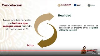 Cómo cancelar una factura  como reexpedir o refacturar un CFDI no cancelable [upl. by Riddle]