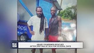 ABARY FISHERMEN RESCUED AFTER DRIFTING AT SEA FOR SEVERAL DAYS [upl. by Oirretno]