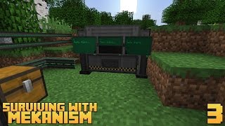 Surviving With Mekanism v9  Ep3  Digital Miner [upl. by Anitnahs]