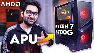 AMD Ryzen 5700G APU PC Build  Gaming Editing amp Benchmarks [upl. by Nottap]