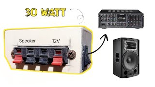 How to Make Simple Amplifier  Diy 30W Amplifier  MKC [upl. by Swisher]