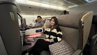 BUSINESS CLASS SINGAPORE AIRLINES [upl. by Laufer598]