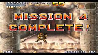 NDS metal slug 7 HARD no death ALL clear TARMA [upl. by Malkin978]