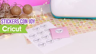 Stickers Adesivi con Cricut JOY [upl. by Frederico817]