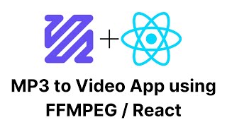 MP3 to Video App using FFMPEG  React [upl. by Nai]