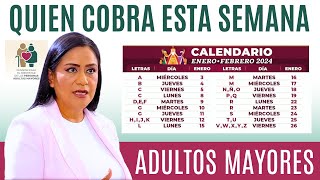 🔔ADULTOS MAYORES🔔QUIEN COBRA ESTA SEMANA⬆️ [upl. by Yona]