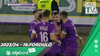 Kecskeméti TE  Diósgyőri VTK  21  10  OTP Bank Liga  19 forduló  MLSZTV [upl. by Ahsinauj]