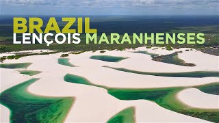 LENÇOIS MARANHENSES BRAZIL A DESERT with a THOUSAND LAGOONS  ALL sights [upl. by Navets]