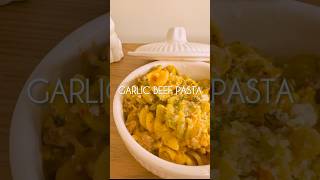 Garlic Beef Pasta pasta brunchfood shortsfeed [upl. by Esyak]