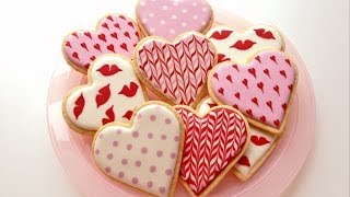 How To Decorate Cookies for Valentines Day [upl. by Montano599]