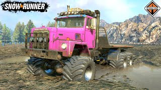 SnowRunner  INTERNATIONAL PAYSTAR 5070 JBE King Offroad [upl. by Pinebrook152]