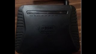 How to configure BSNL DSLW200 WiFi modem router [upl. by Anawad591]