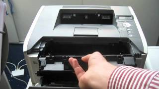 okm2000de Canon Monolaser Tonerwechsel Drucker iSensys LBP 6650dn [upl. by Araed]