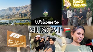 Travelling to MuscatOman 🇴🇲 by road🚙 Longdrive With family New country📍🗺️ Eid holidays [upl. by Kciredec350]