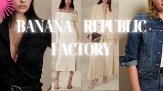 Banana Republic Factory Haul Novemeber 2023 Black Friday Sales [upl. by Aroz]