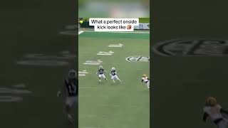 ONSIDE KICK PERFECTION💥🔥🏈✨️ [upl. by Adil]