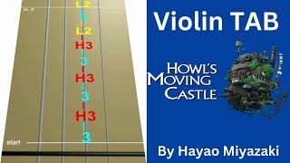 Howls Moving Castle  Violin Solo [upl. by Sean]