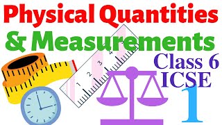 PHYSICAL QUANTITIES AND MEASUREMENTS  CLASS 6 ICSE  PART 1 [upl. by Theodora]