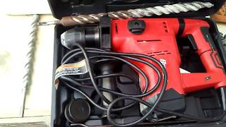 Review of Bauer tool number 63442 10 Amp SDS rotary hammer [upl. by Boaten]