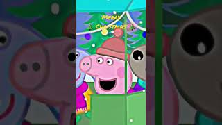 Peppa pig 😃 enjoying christmas 🎄 christmas 2022 shorts christmas2022 cartoon peppapig pepas [upl. by Normy]