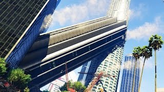 BIGGEST BUILDING CRASH IN GTA 5 MOD  GTA 5 PC Mods Gameplay [upl. by Haleigh]