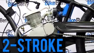 How To Install 80cc 2Stroke Bicycle Engine Kit FULL DVD 66cc 48cc 50cc [upl. by Akcinat]