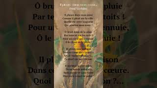 Paul Verlaine quotIl pleure dans mon cœurquot вірші poesie poetry [upl. by Madonia]