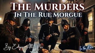 The Murders In The Rue Morgue By Edgar Allan Poe Audiobook Bedtime Story With Soft Rain [upl. by Dorkus]