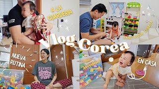 Vlog 🇰🇷  Cómo son las GUARDERÍAS en Corea  DECORANDO la habitación para mi bebé de 12 MESES 👶🏻✨🩷 [upl. by Maleki931]